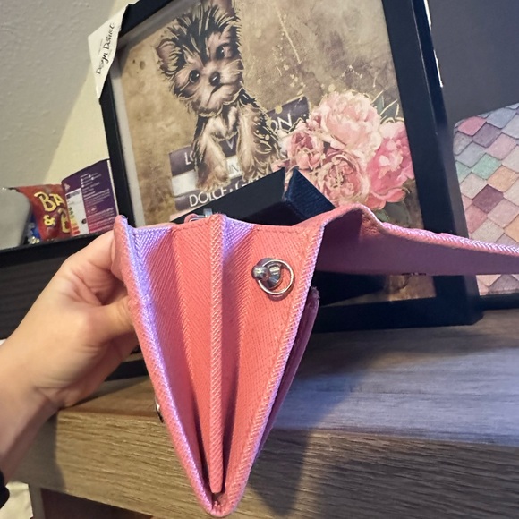 Prada Saffiano Pink Long wallet - Picture 9 of 13